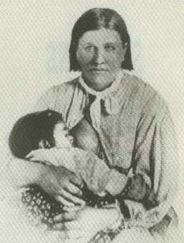 Picture of Cynthia Ann Parker and Daughter, Prairie Flower