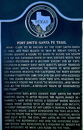 Picture of Santa Fe Trail Historical Marker