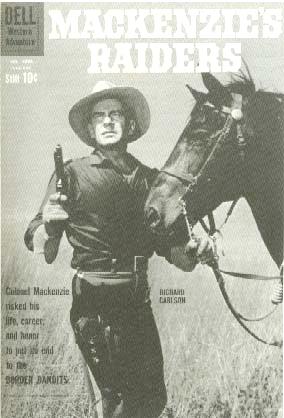 Picture of Dell Comic Book of TV's Richard Carlson as Mackenzie