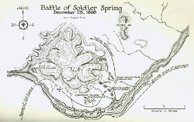 Battle of Soldier Spring Map