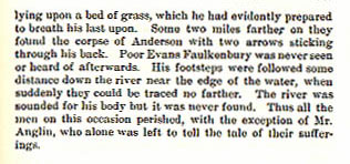 Anglin, Faulkenbury, Dauthet, Hunter and Anderson story from the book Indian Depredations in Texas by J. W. Wilbarger