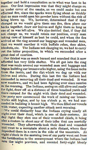 Bowie's Victory story from the book Indian Depredations in Texas by J. W. Wilbarger