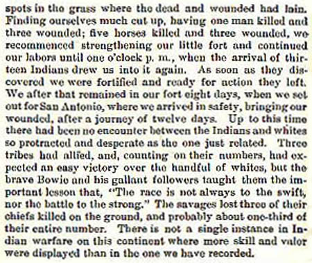 Bowie story by Wilbarger