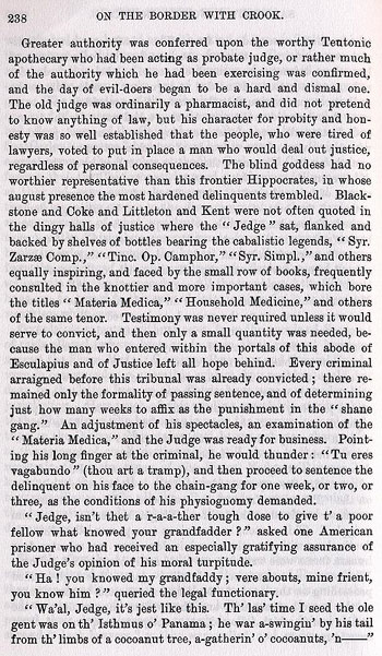 Story of the Hanging of Cochise from the book On the Border with Crook