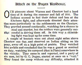 Attack on the Dugan Residence