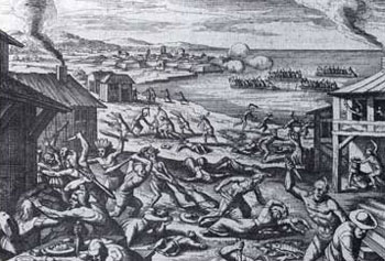 Picture of Jamestown Massacre