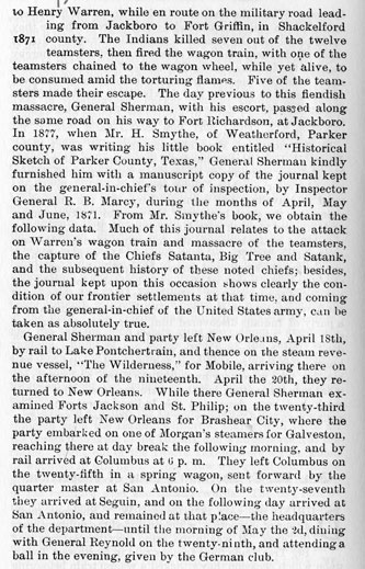 Gen. W. T. Sherman's Tour of Inspection