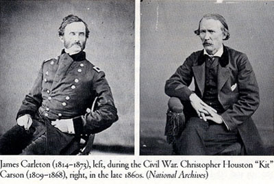 Picture of James Carleton and Kit Carson