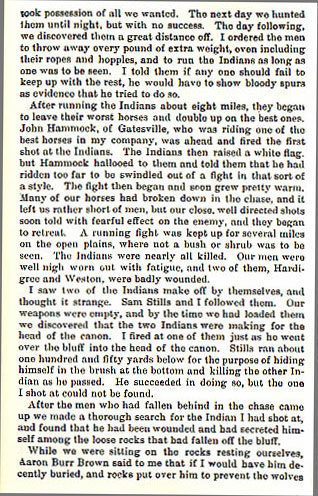 Indian Warfare on the Northwestern Border story from the book Indian Depredations in Texas by J. W. Wilbarger