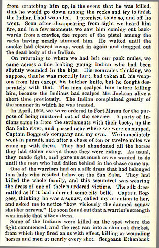 Indian Warfare on the Northwestern Border story from the book Indian Depredations in Texas by J. W. Wilbarger