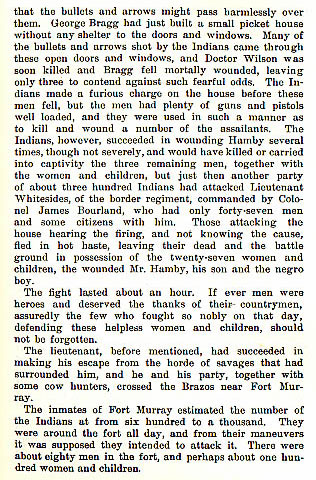 Indian Warfare on the Northwestern Border story from the book Indian Depredations in Texas by J. W. Wilbarger