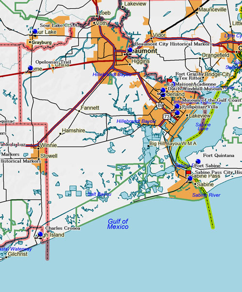 Map of Jefferson County Historic Sites