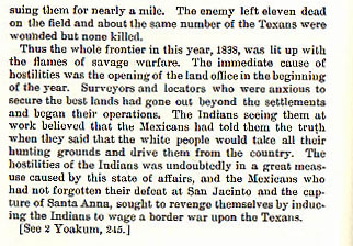 Colonel Karnes story from the book Indian Depredations in Texas by J. W. Wilbarger