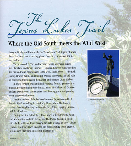 Texas Lakes Trail Brochure