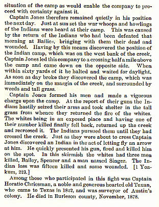 Loy, Alley and Clark story from the book Indian Depredations in Texas by J. W. Wilbarger