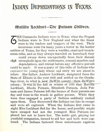 Matilda Lockhart - The Putnam Children