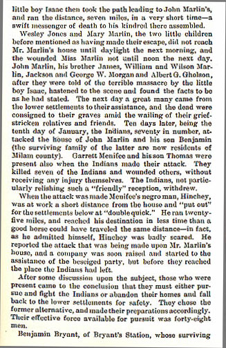 The Morgan Massacre and Bryant's Defeat story from the book Indian Depredations in Texas by J. W. Wilbarger