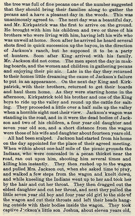 Mose Jackson story by Wilbarger