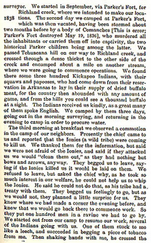 Battle Creek Fight in Navarro County