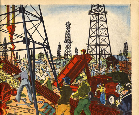 From the book, Oil Comes To Us, by Rose Wyler & Warren W. McSpadden