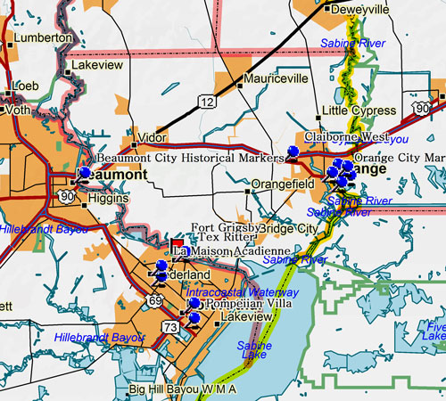 Map of Orange County