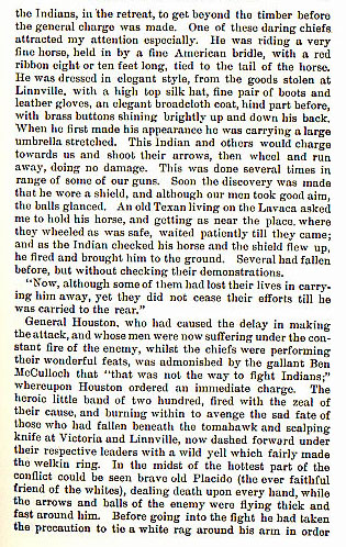 The Battle of Plum Creek story from the book Indian Depredations by J.W. Wilbarger