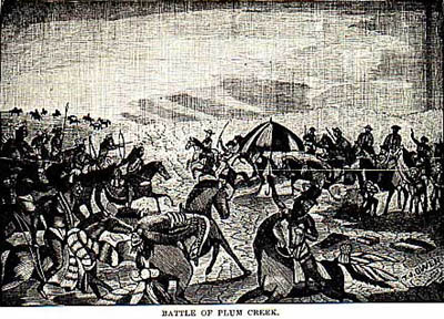 Battle of Plum Creek picture from Wilbarger
