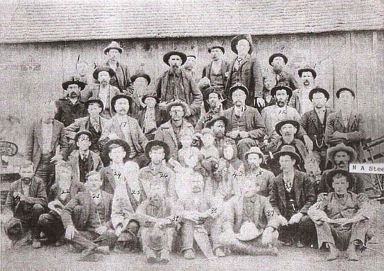Citizens of Postoak, Texas Before 1896