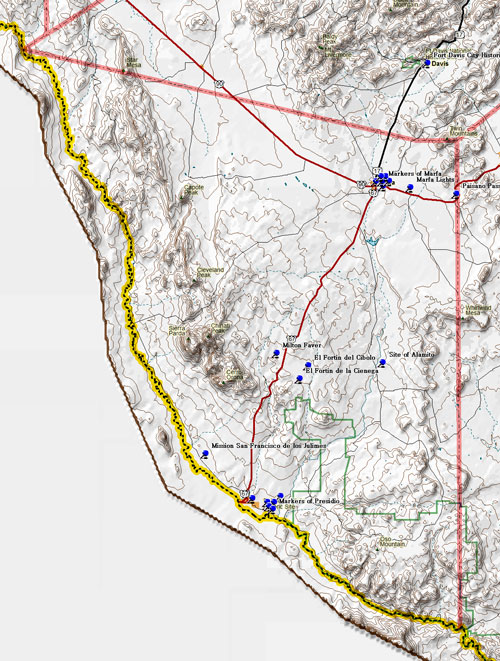 Map of Presidio