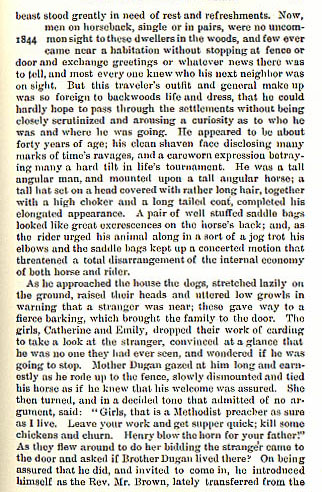 Rev. Mr. Brown, a Methodist Preacher who Don't Eat Chicken