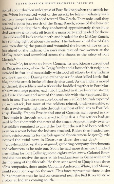 Elm Creek Raid Story from Frontier Defense in the Civil War by David Paul Smith