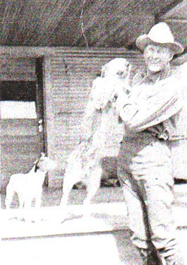 Picture of Paul P. Steed at Farm in Groom, Texas  1920
