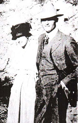 Picture of Paul Steed and Anice White, 1917