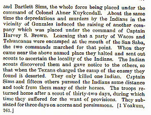 Thomas Thompson story from the book Indian Depredations in Texas by J. W. Wilbarger
