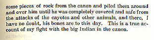 Wallace's Fight with the "Big Indian" story from the book Indian Depredations in Texas by J. W. Wilbarger