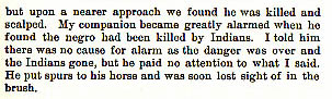 White's Negro story from the book Indian Depredations in Texas by J. W. Wilbarger
