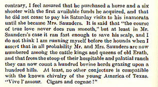Young Saunders story from the book Indian Depredations in Texas by J. W. Wilbarger