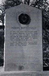 Indian Battlefield Centennial Marker
