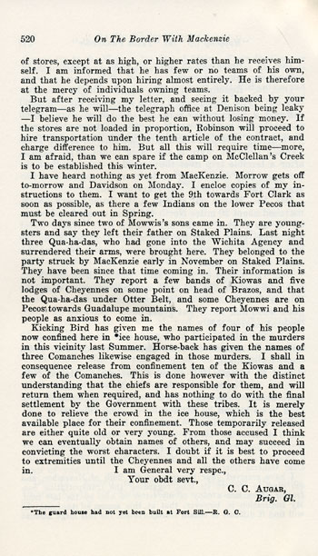 Mackenzie Supply Camp 