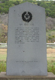 Picture of Comanche Indian Treaty Historical Marker