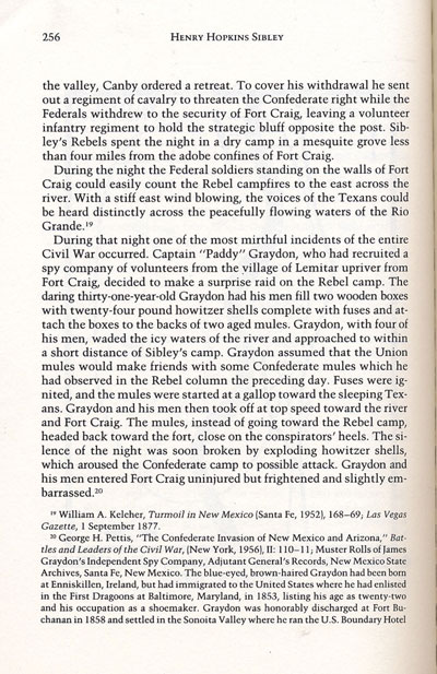 Battle of Val Verde from the book, Confederate General, by Jerry Thompson