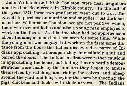 Coulston story by Wilbarger