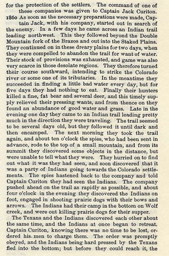 Captain Cureton's Fight on Wolf Creek