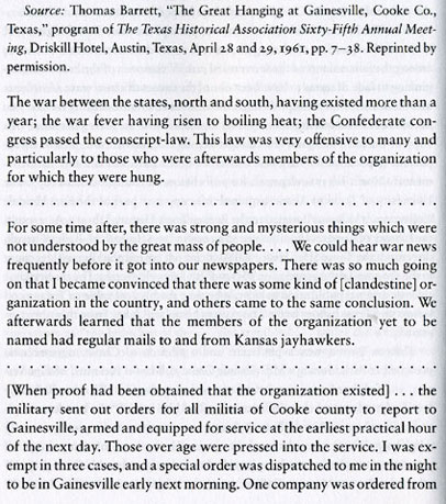 Great Hanging at Gainesville