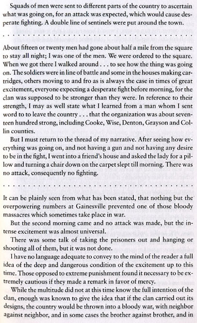 Great Hanging at Gainesville