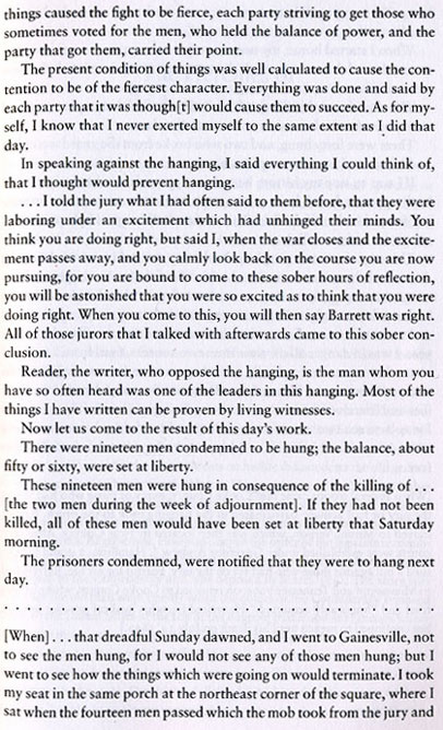 Great Hanging at Gainesville