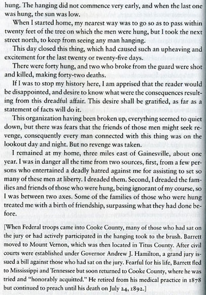 Great Hanging at Gainesville