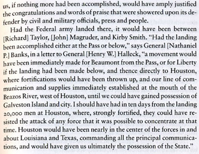 Coastal Texas in the 1860's 