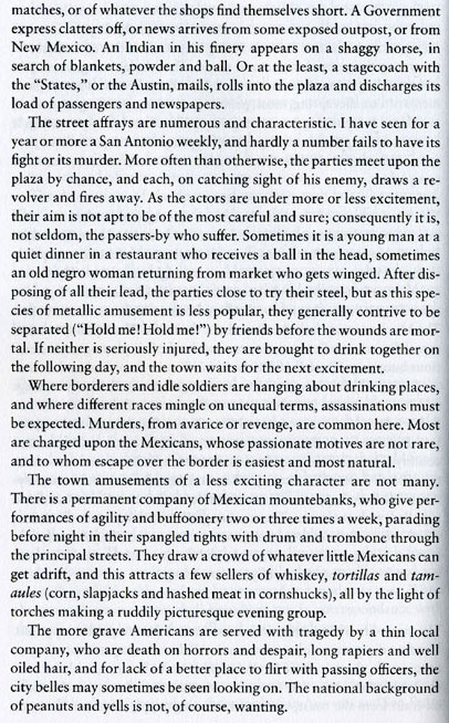Frederick Law Olmsted's First Hand Account of 1856 San Antonio