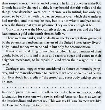 W.W. Mills First-Hand Account of 1858 El Paso